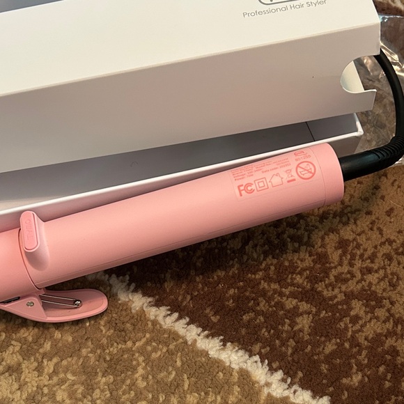 TYMO ROTA 1” Ionic Rotating Pink Curling Iron - Picture 9 of 15